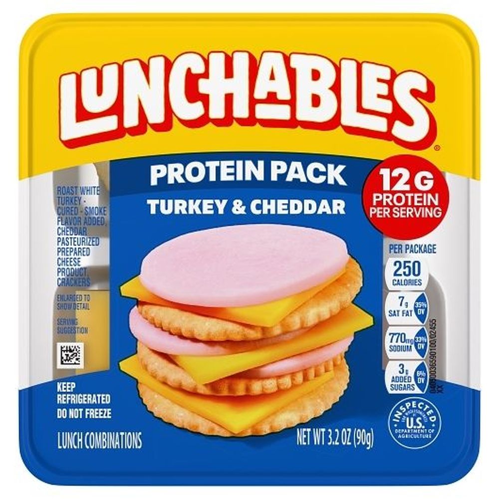 Oscar Mayer Lunchable Turkey And Cheddar Cheese, 4.5 Ounce -- 16 Per Case