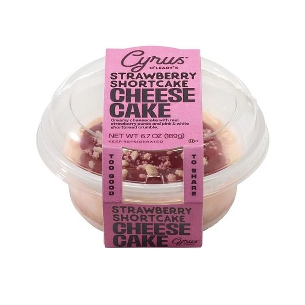 Cyrus O'leary's Mini Strawberry Shortcake Cheesecake, 0.42 Pound -- 8 Per Case