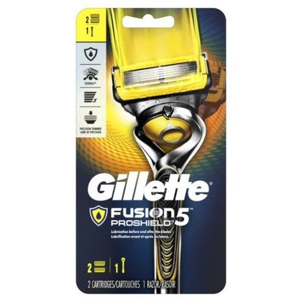 Gillette Fusion 5 Proshield Flex Ball Razor With Two Cartridges -- 6 Per Case