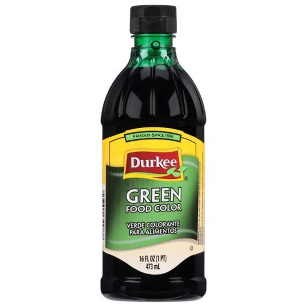 Durkee Green Food Color, 16 Ounce -- 6 Per Case