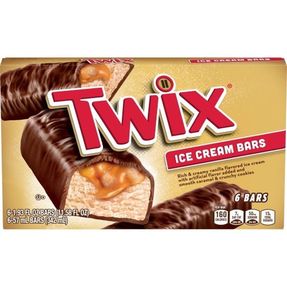 Twix Vanilla Flavored Ice Cream Bar, 11.58 Fluid Ounce -- 12 Per Case