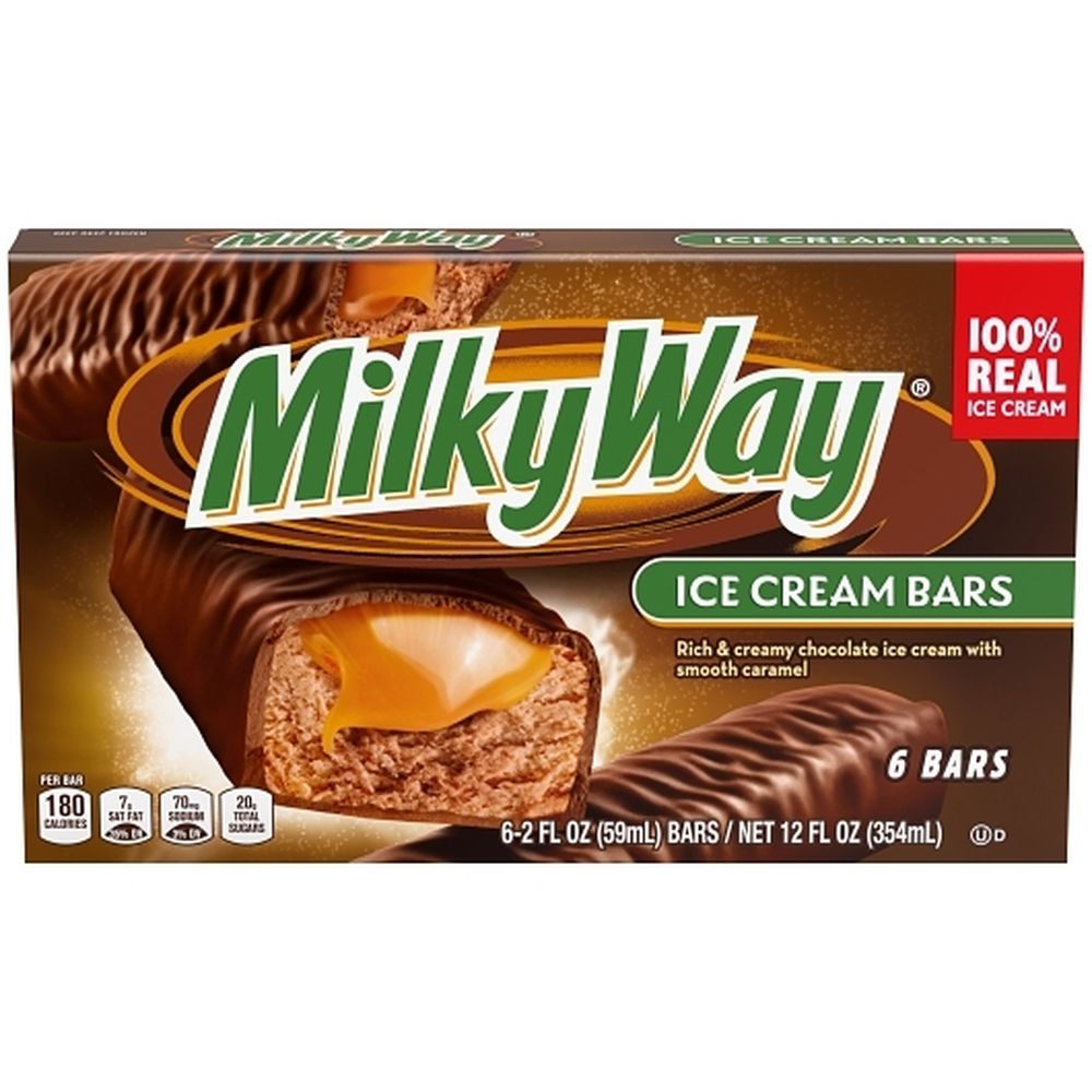 Milky Way Chocolate Ice Cream Bar, 12 Fluid Ounce -- 12 Per Case