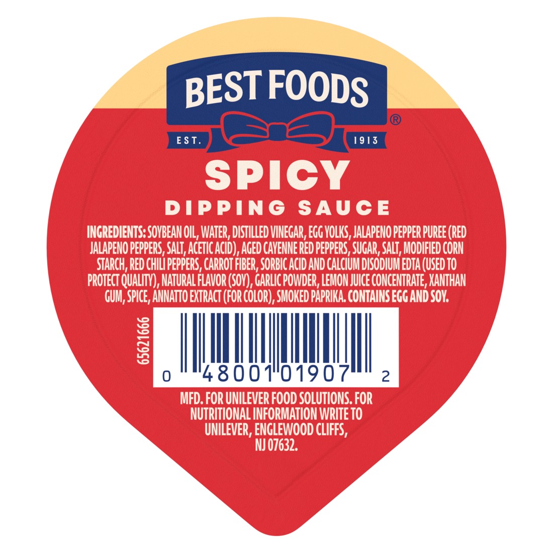 Best Foods Spicy Mayonnaise Single Serve Dip Cup, 1 Ounce -- 108 Per Case