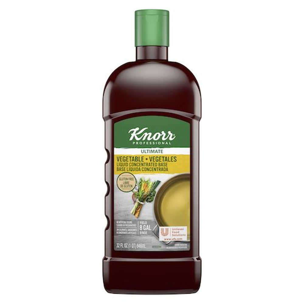 Knorr Professional Ultimate Vegetable Liquid Concentrated Stock Base, 32 Ounce -- 4 Per Case