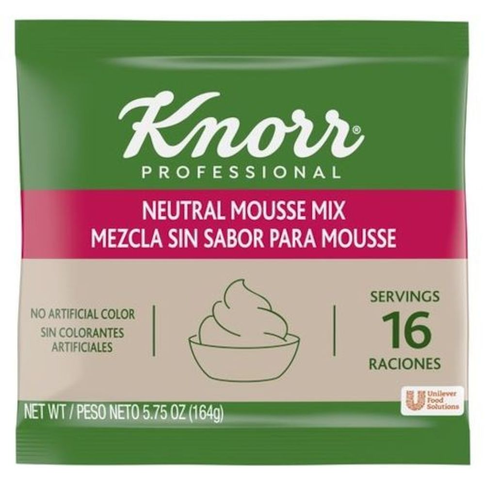 Knorr Professional Neutral Base Mousse Mix, 5.75 Ounce -- 10 Per Case