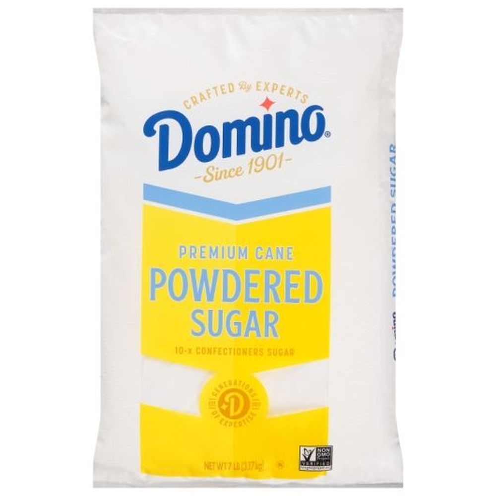 Domino Foods Powdered Pure Cane Sugar, 7 Pound -- 6 Per Case
