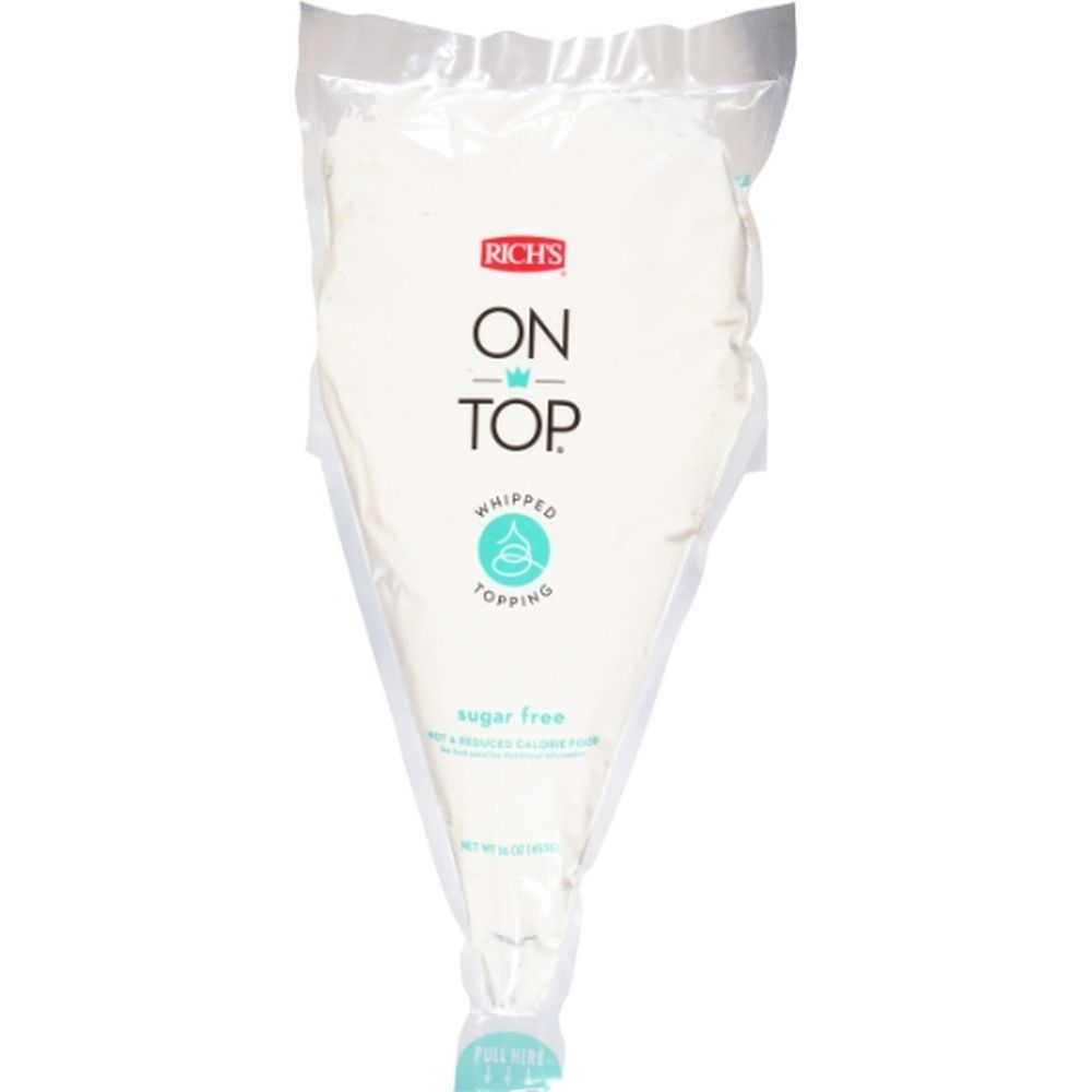 On Top Sugar Free Whipped Topping, 16 Ounce -- 12 Per Case