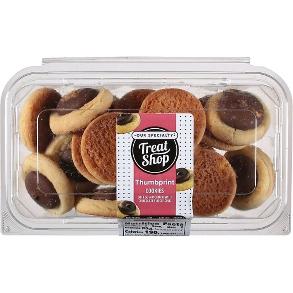 Our Specialty Treat Shop Chocolate Thumbprint Cookies, 10.5 Ounce -- 9 Per Case