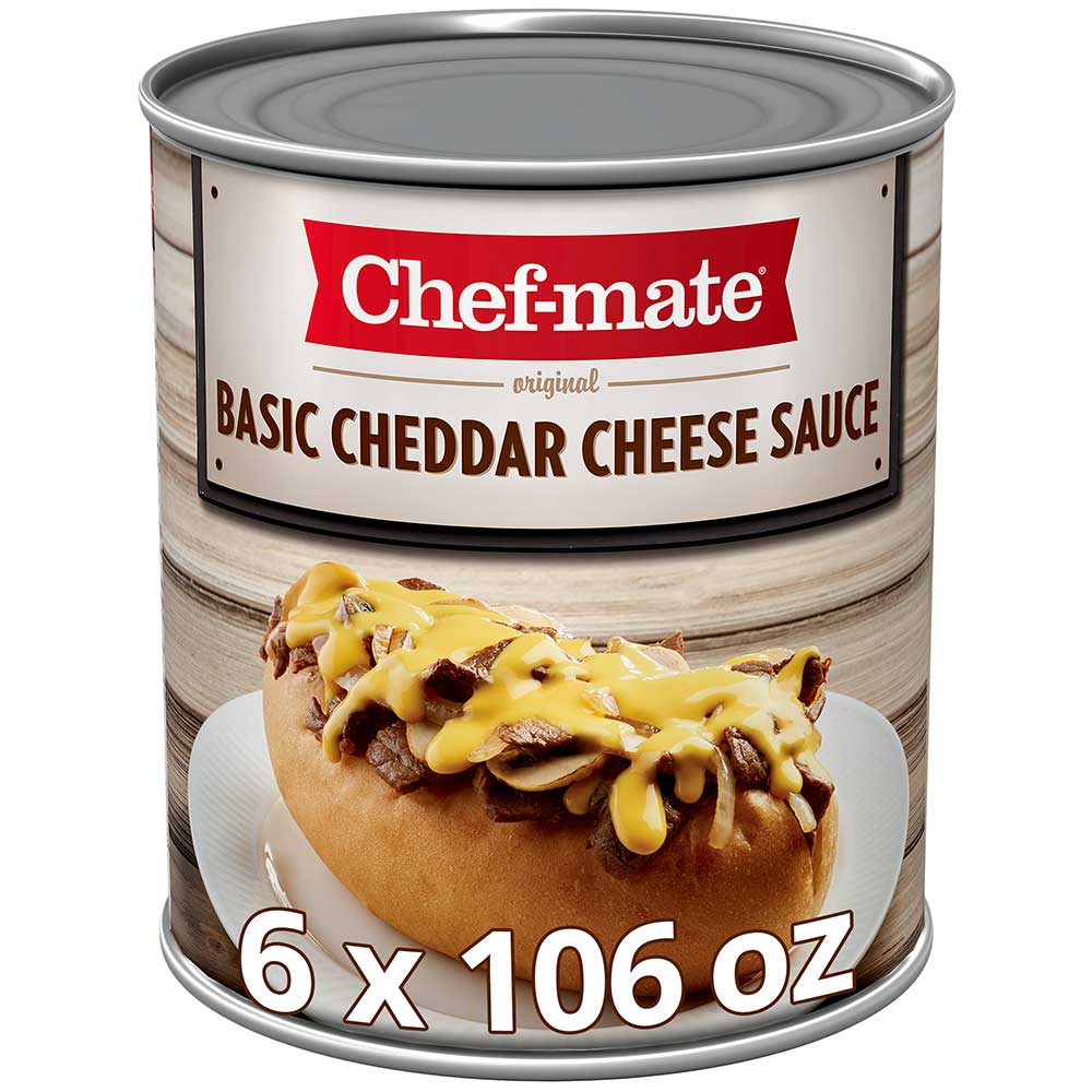Chef-mate Basic Cheddar Cheese Sauce, 106 Ounce -- 6 Per Case