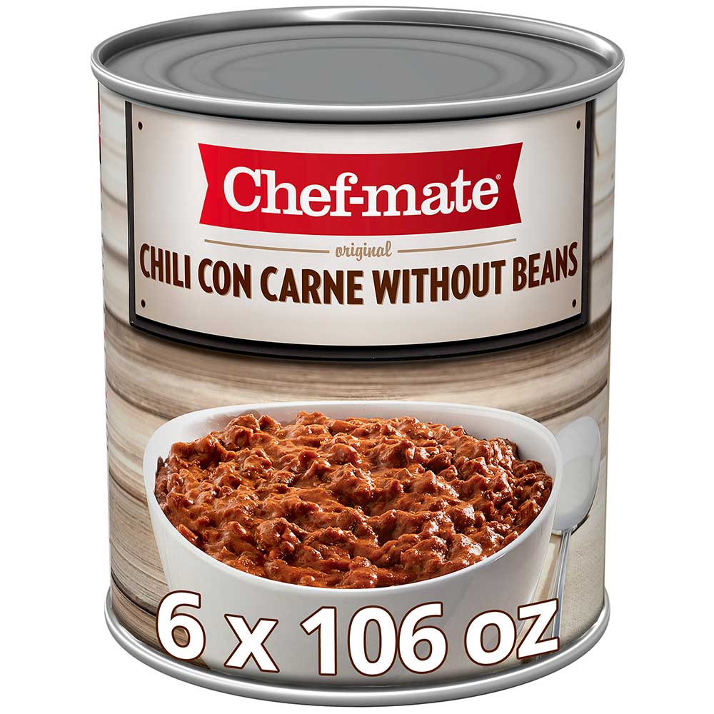 Chef-mate Original Chili Con Carne Without Beans, 106 Ounce -- 6 Per Case