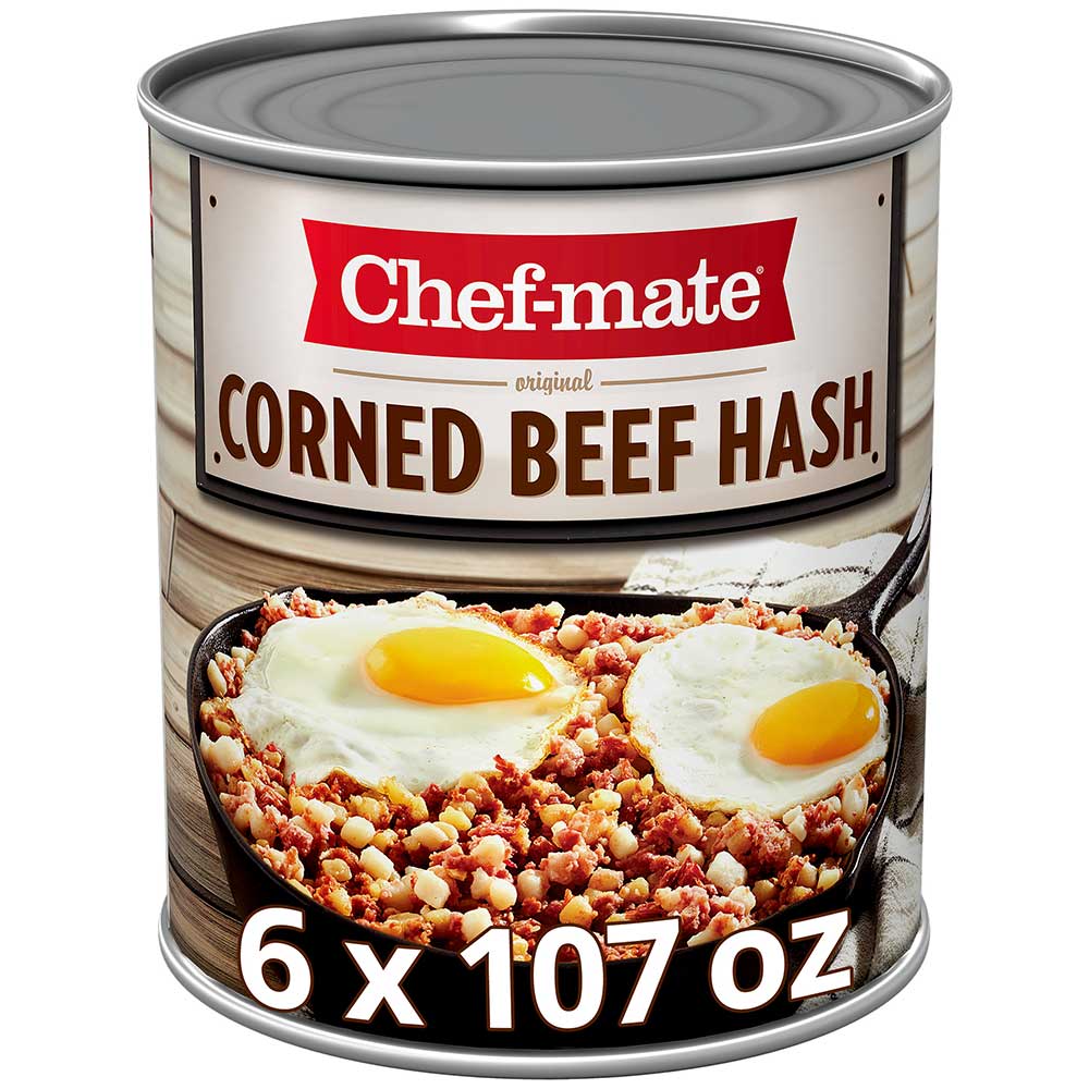 Chef-mate Corned Beef Hash Entree, 107 Ounce -- 6 Per Case
