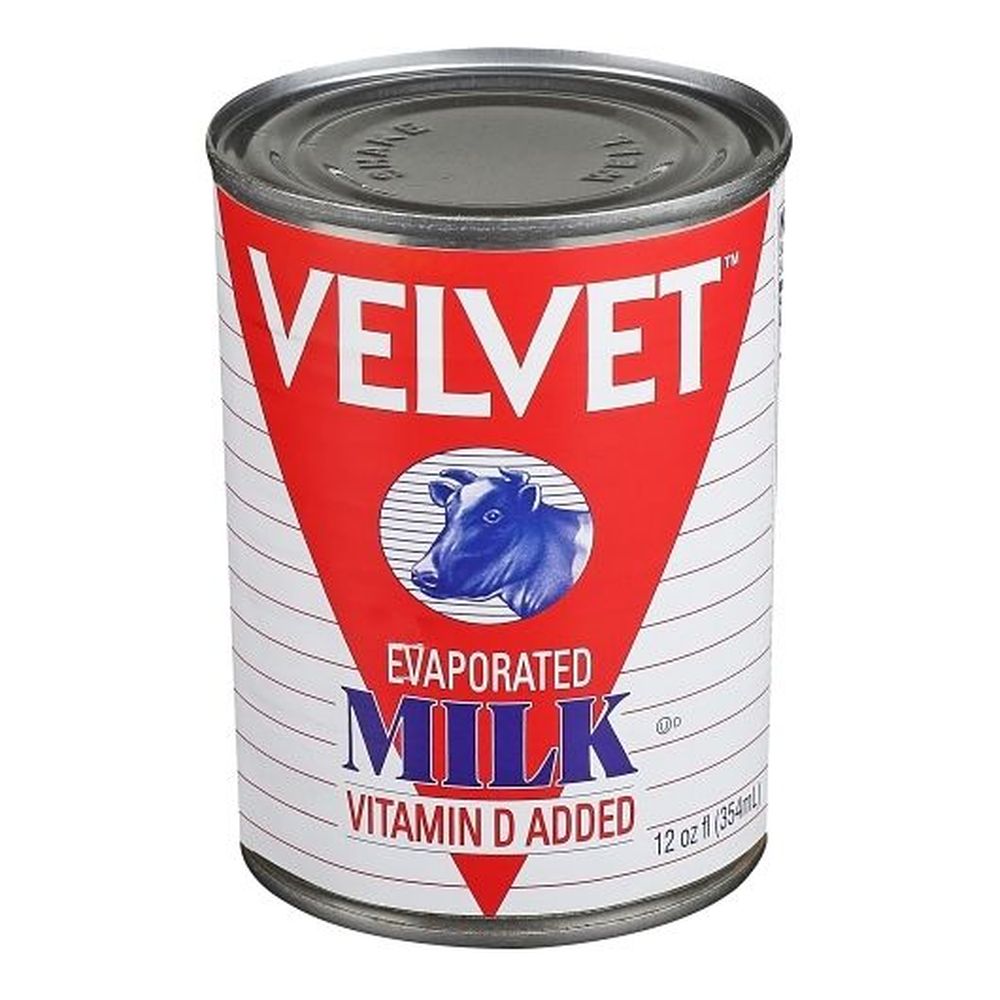 Velvet Vitamin D Evaporated Milk, 12 Fluid Ounce -- 24 Per Case