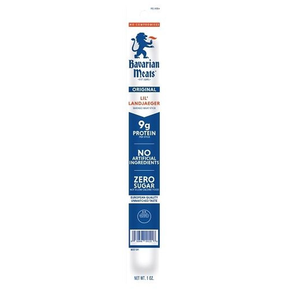 Bavarian Meats Original Lil Landjaeger Smoked Meat Sticks, 1 Ounce -- 120 Per Case