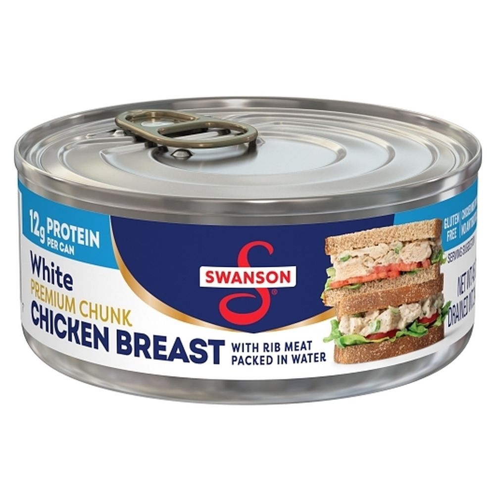 Swanson White Premium Chunk Chicken Breast In Water, 5 Ounce -- 24 Per Case