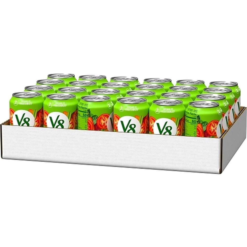 V8 Spicy Hot 100 Percent Vegetable Juice, 11.5 Fluid Ounce -- 24 Per Case