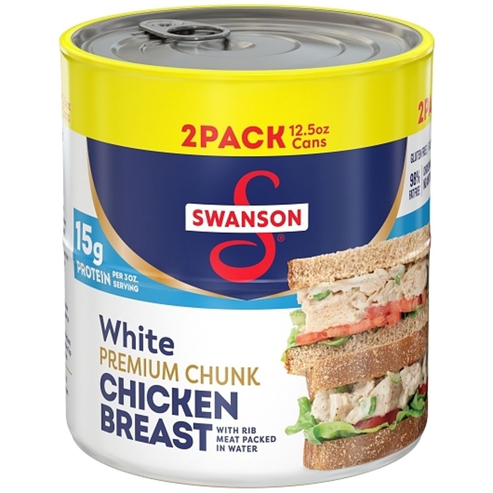 Swanson White Premium Chunk Chicken Breast, 25 Ounce -- 6 Per Case