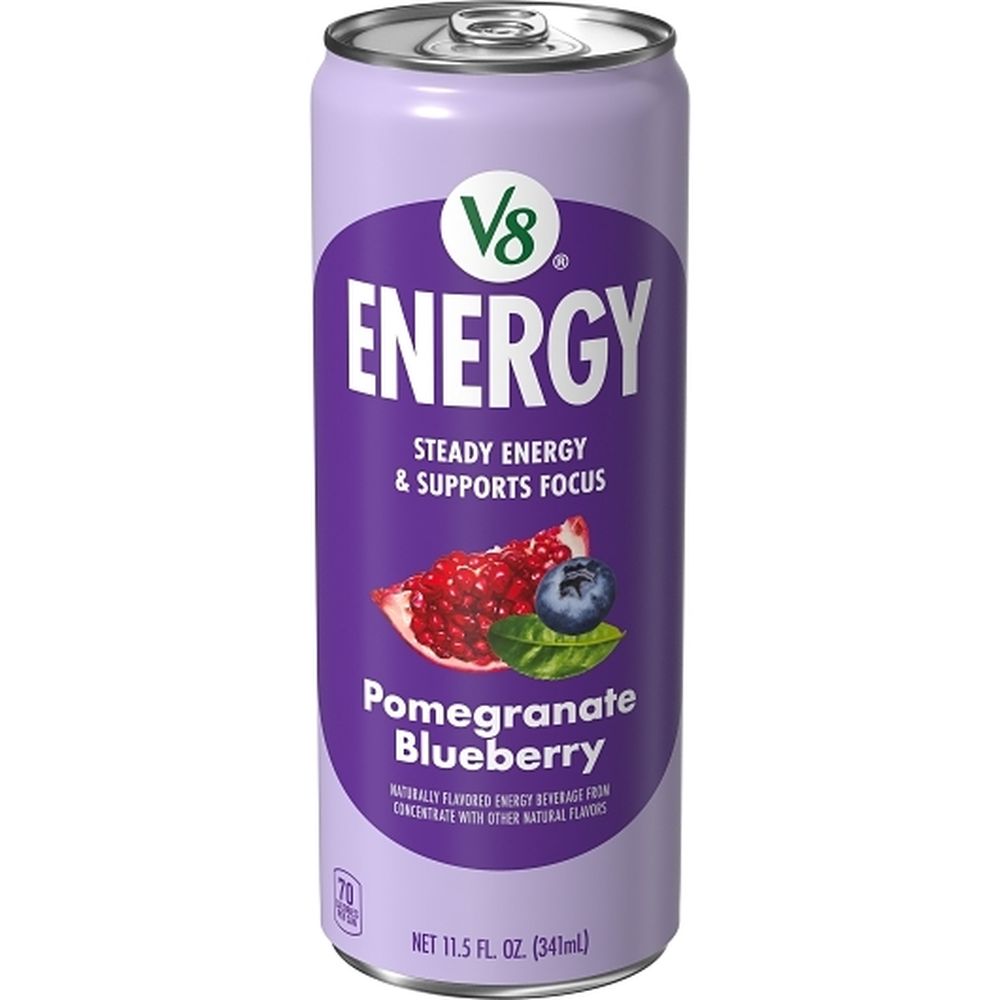 V8 Pomegranate Blueberry Energy Drink, 11.5 Fluid Ounce -- 12 Per Case