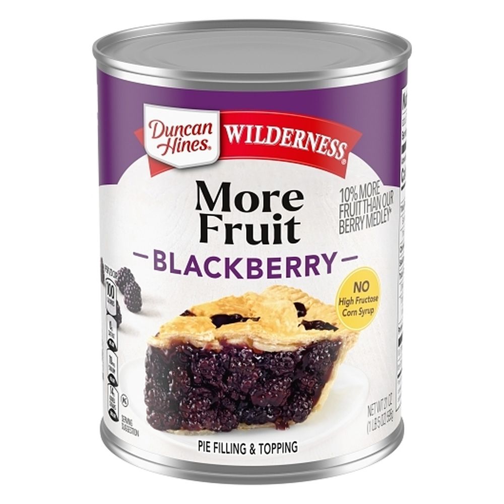 Wilderness Premium More Fruit Blackberry Pie Filling And Topping, 21 Ounce -- 8 Per Case