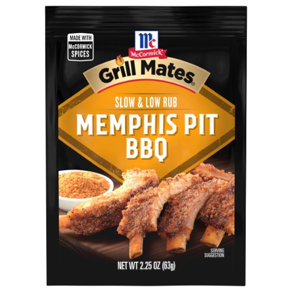 Grill Mates Slow And Low Memphis Pit Bbq Rub, 2.25 Ounce -- 10 Per Case