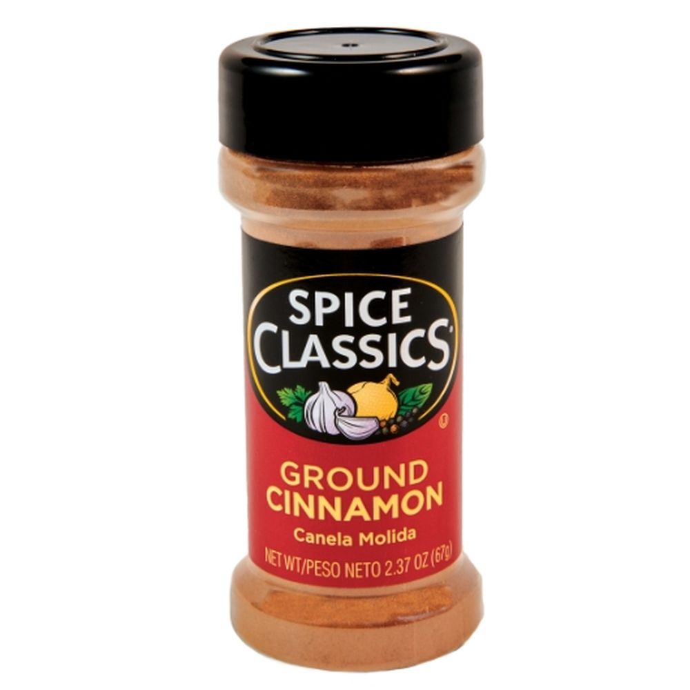 Spice Classics Ground Cinnamon, 2.37 Ounce -- 12 Per Case