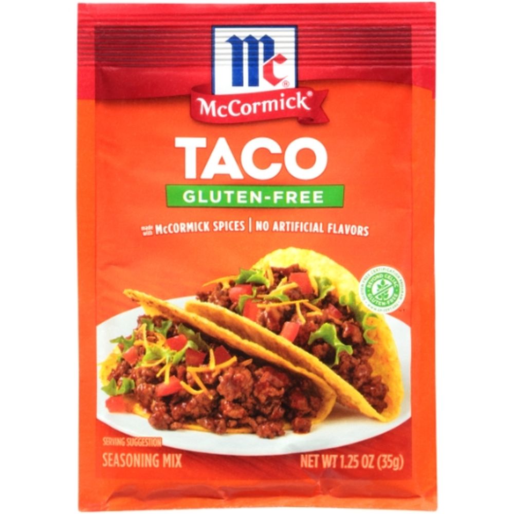 Mccormick Gluten Free Taco Seasoning Mix, 1.25 Ounce -- 12 Per Case