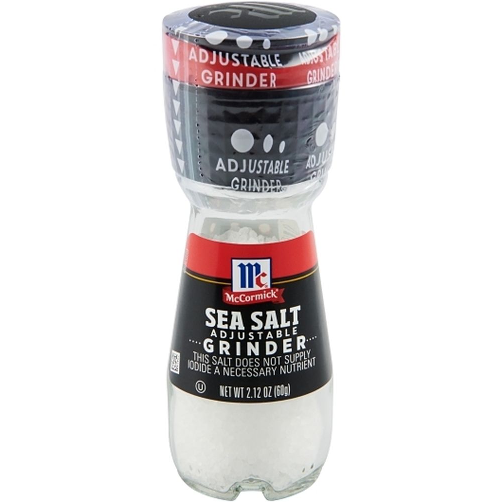 Mccormick Culinary Sea Salt Grinder, 2.12 Ounce -- 36 Per Case