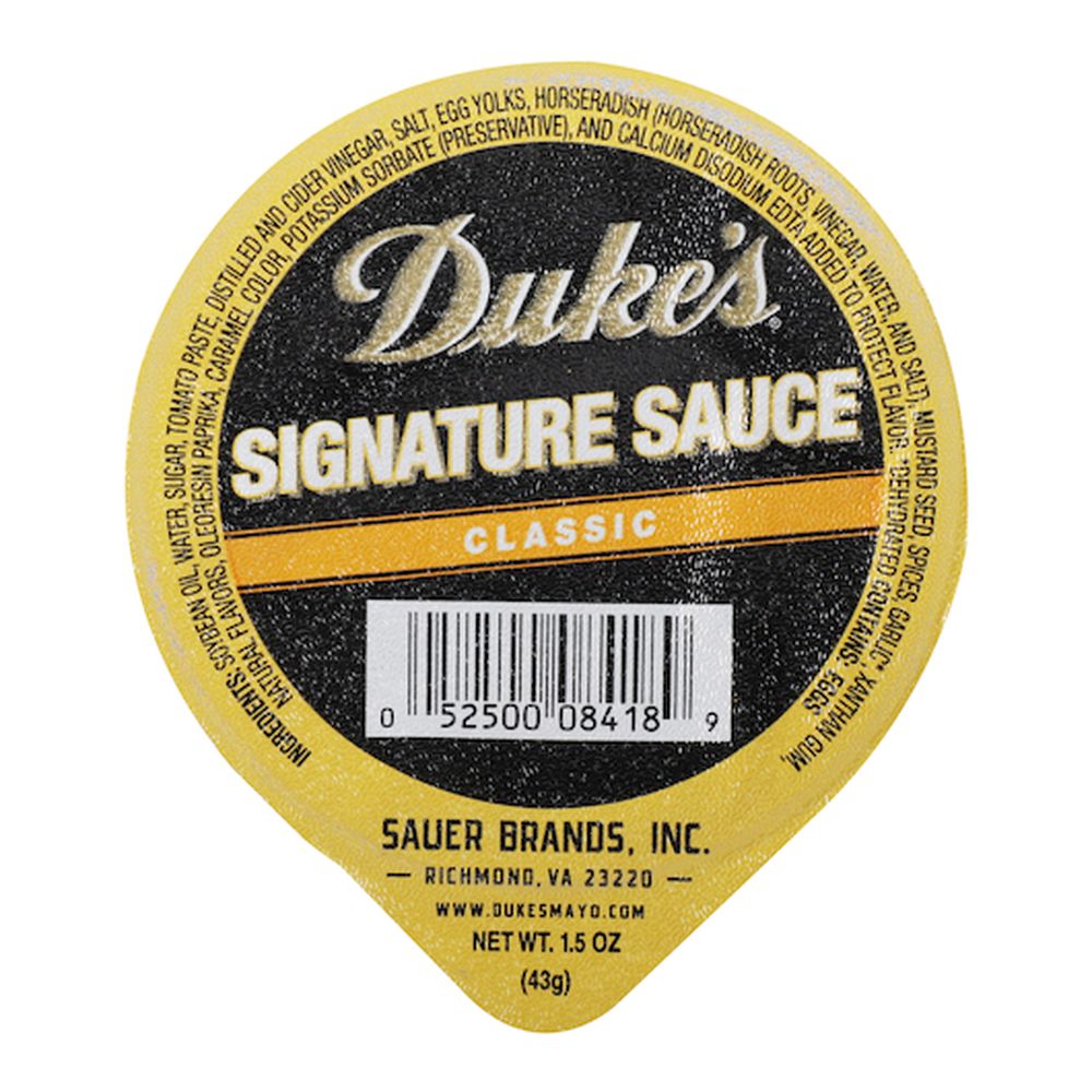 Duke's Classic Signature Sauce Dip, 1.5 Ounce Cup -- 120 Per Case