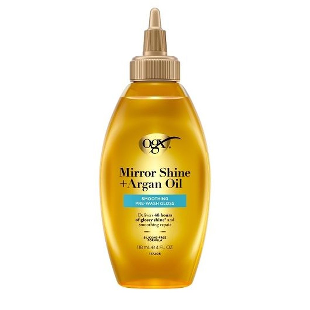 Ogx Mirror Shine Plus Argan Oil Smoothing Pre-wash Gloss, 118 Milliliter -- 6 Per Case