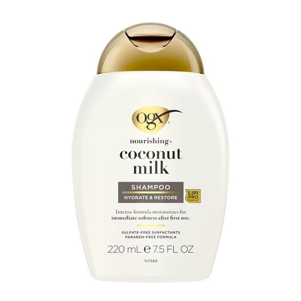 Ogx Nourishing Plus Coconut Milk Shampoo, 7.5 Fluid Ounce -- 12 Per Case