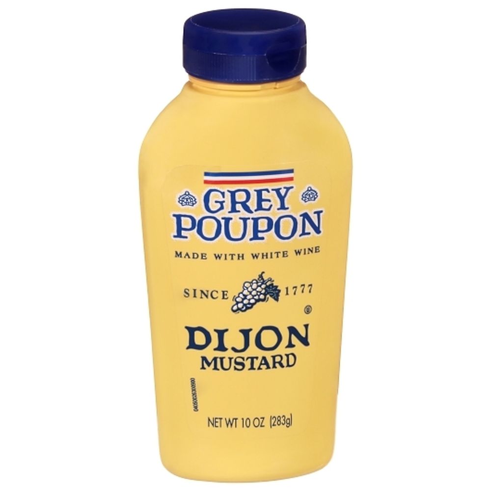 Grey Poupon Dijon Mustard Squeeze, 10 Ounce -- 12 Per Case