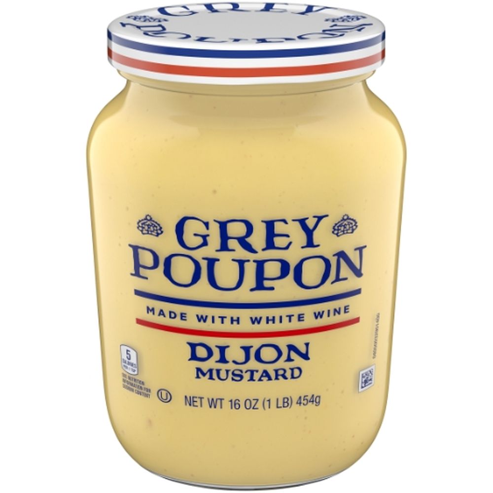Grey Poupon Dijon Wide Mouth Mustard, 16 Ounce -- 12 Per Case