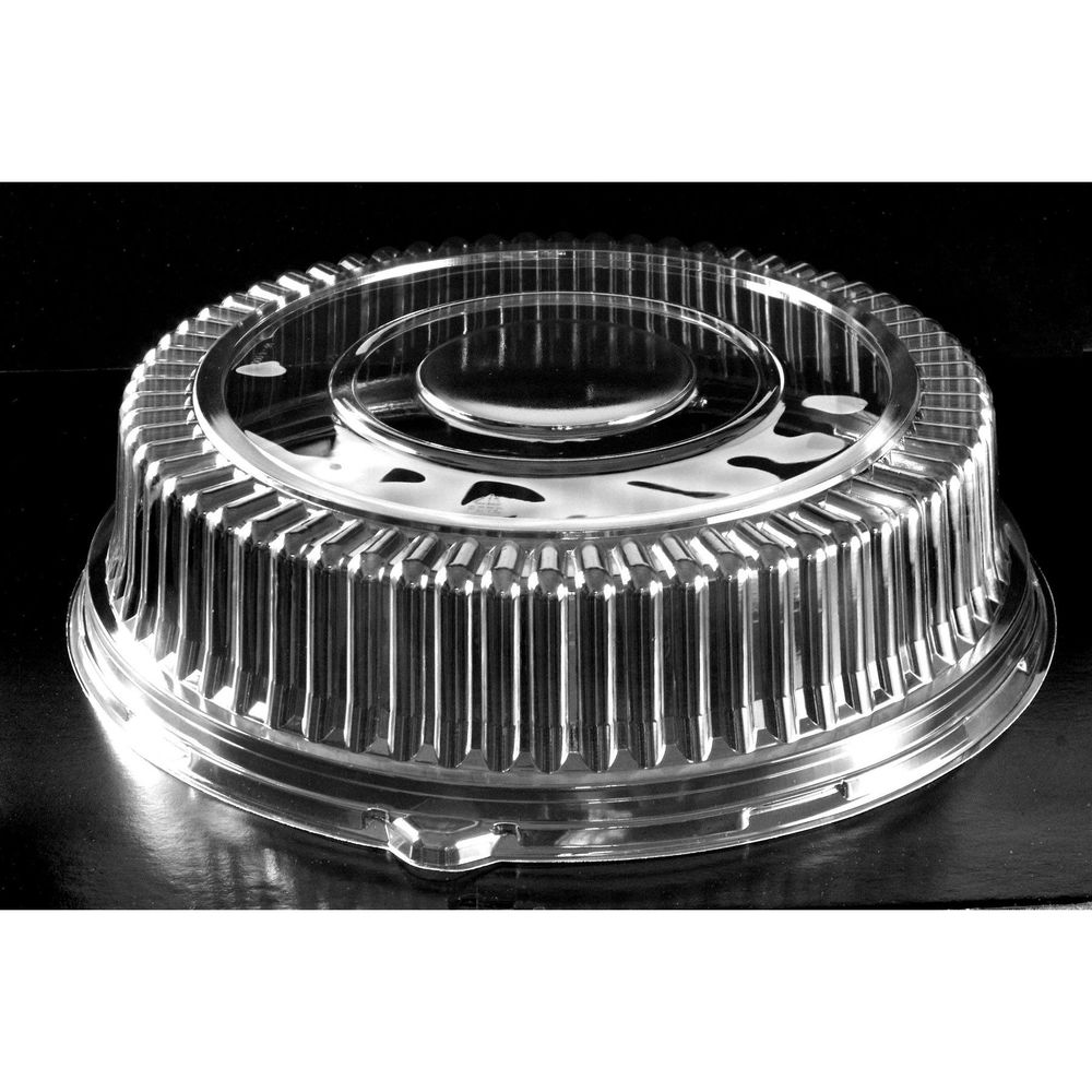 Wna Ebony Clear Pet Thermoformed Round Dome Lid Only, 16 X 4 Inch -- 50 Per Case