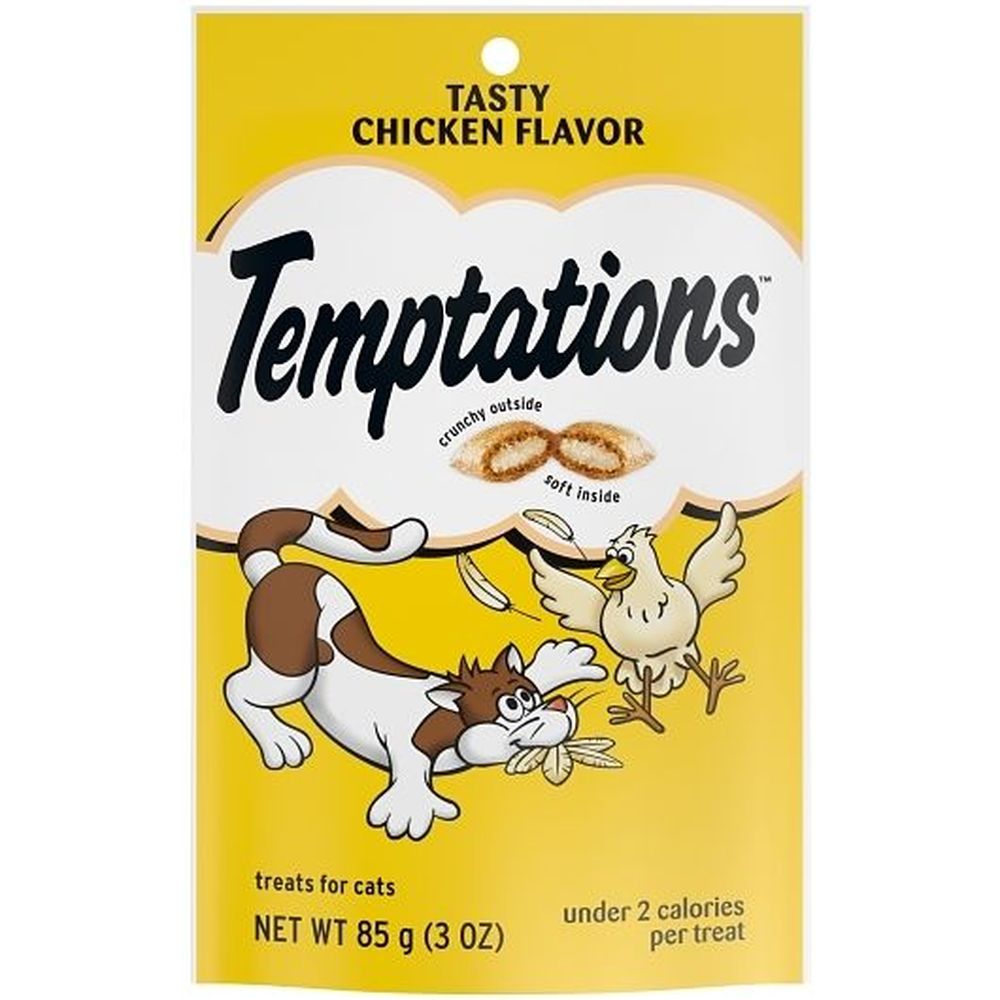 Temptations Tasty Chicken Flavor Treats For Cat, 3 Ounce -- 12 Per Case