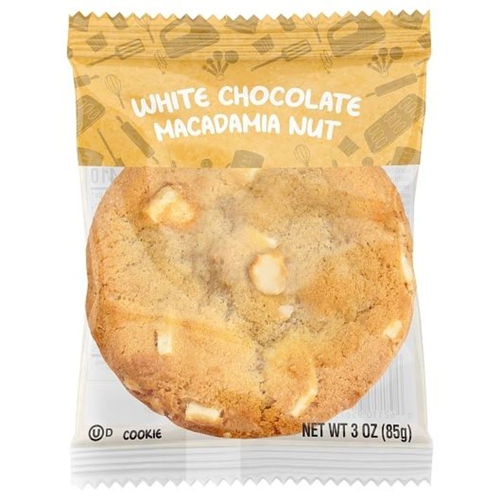 English Bay Bakery Individually Wrapped Baked White Chocolate Macadamia Cookies, 3 Ounce -- 36 Per Case