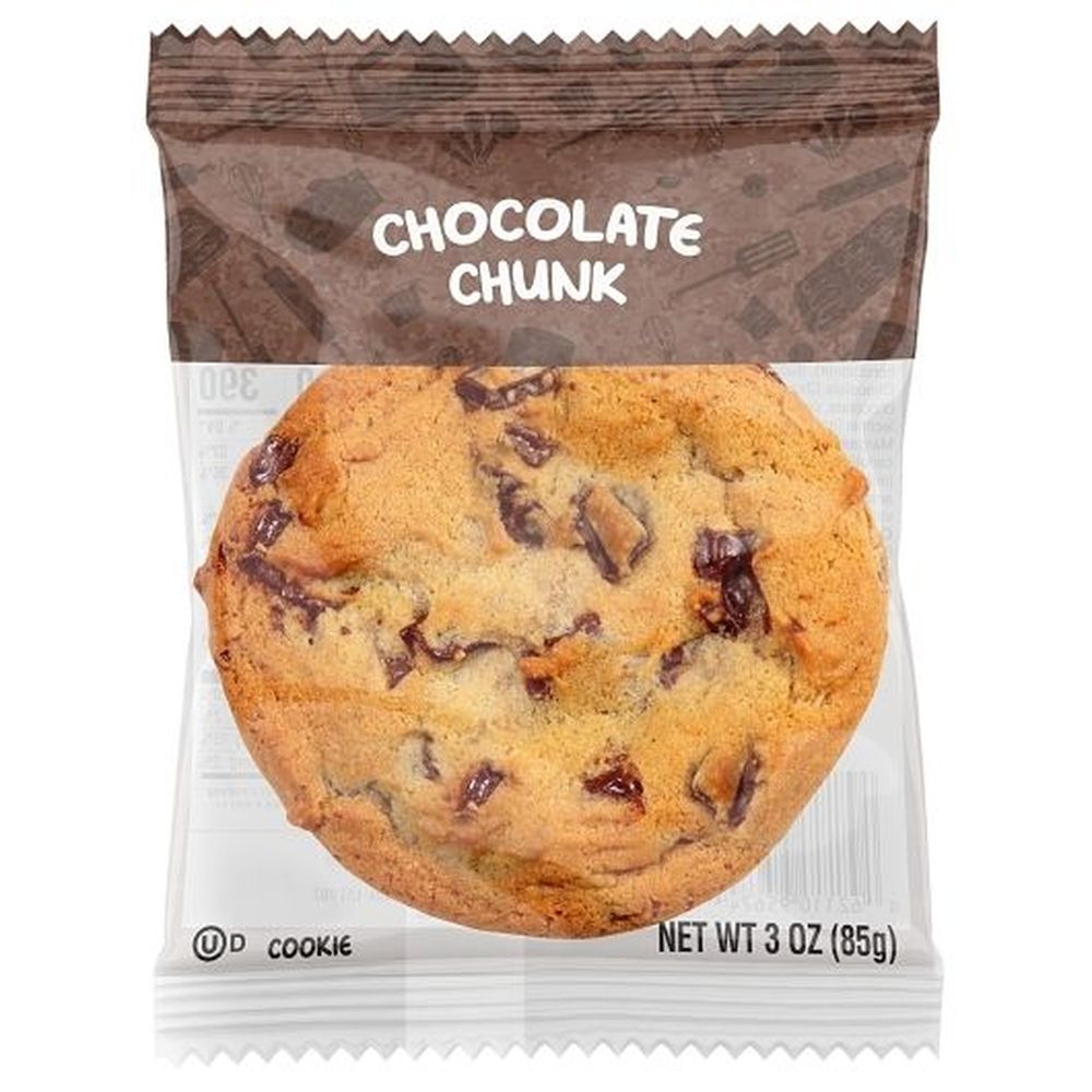 Individually Wrapped Baked Chocolate Chunk Cookies