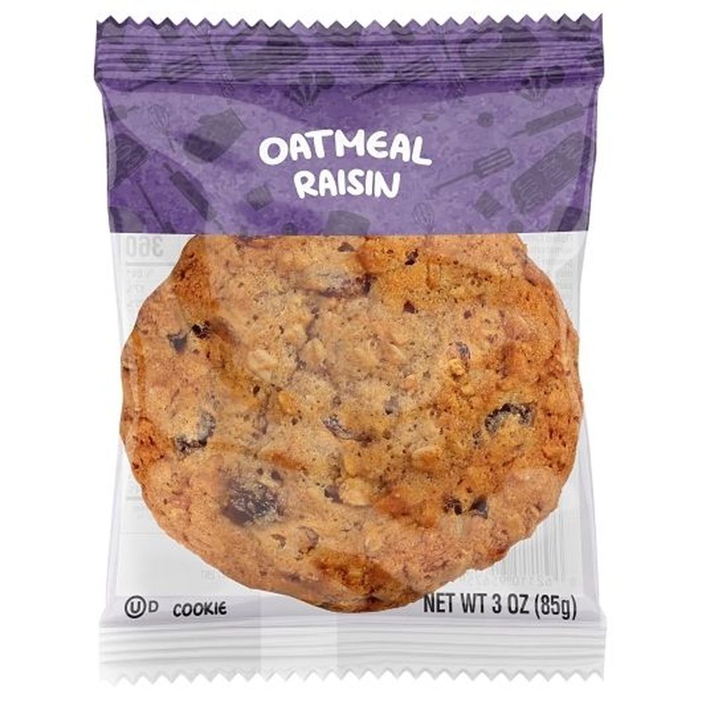 English Bay Bakery Individually Wrapped Baked Oatmeal Raisin Cookies, 3 Ounce -- 36 Per Case