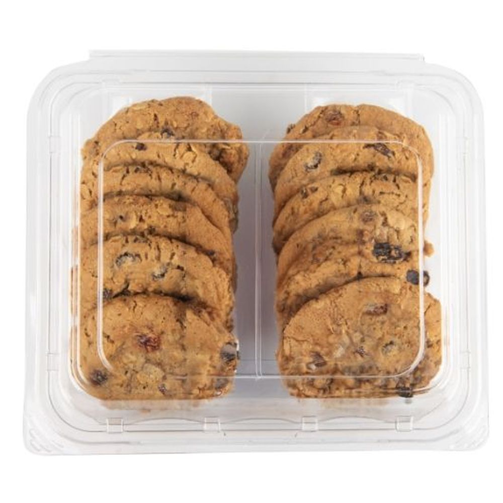 Baked Oatmeal Raisin Cookies