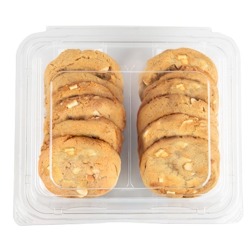 Baked White Chocolate Macadamia Cookies