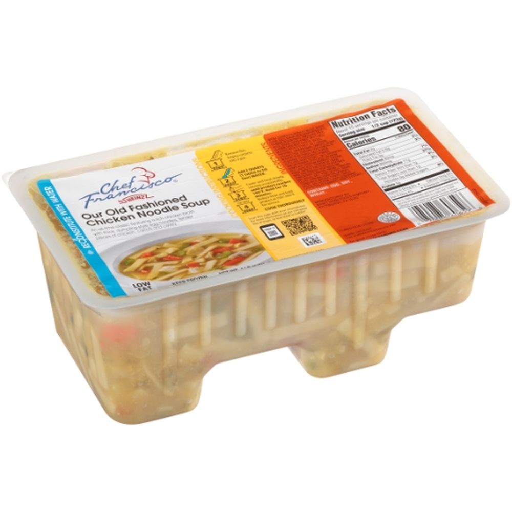 Chef Francisco Old Fashioned Chicken Noodle Soup, 4 Pound -- 4 Per Case