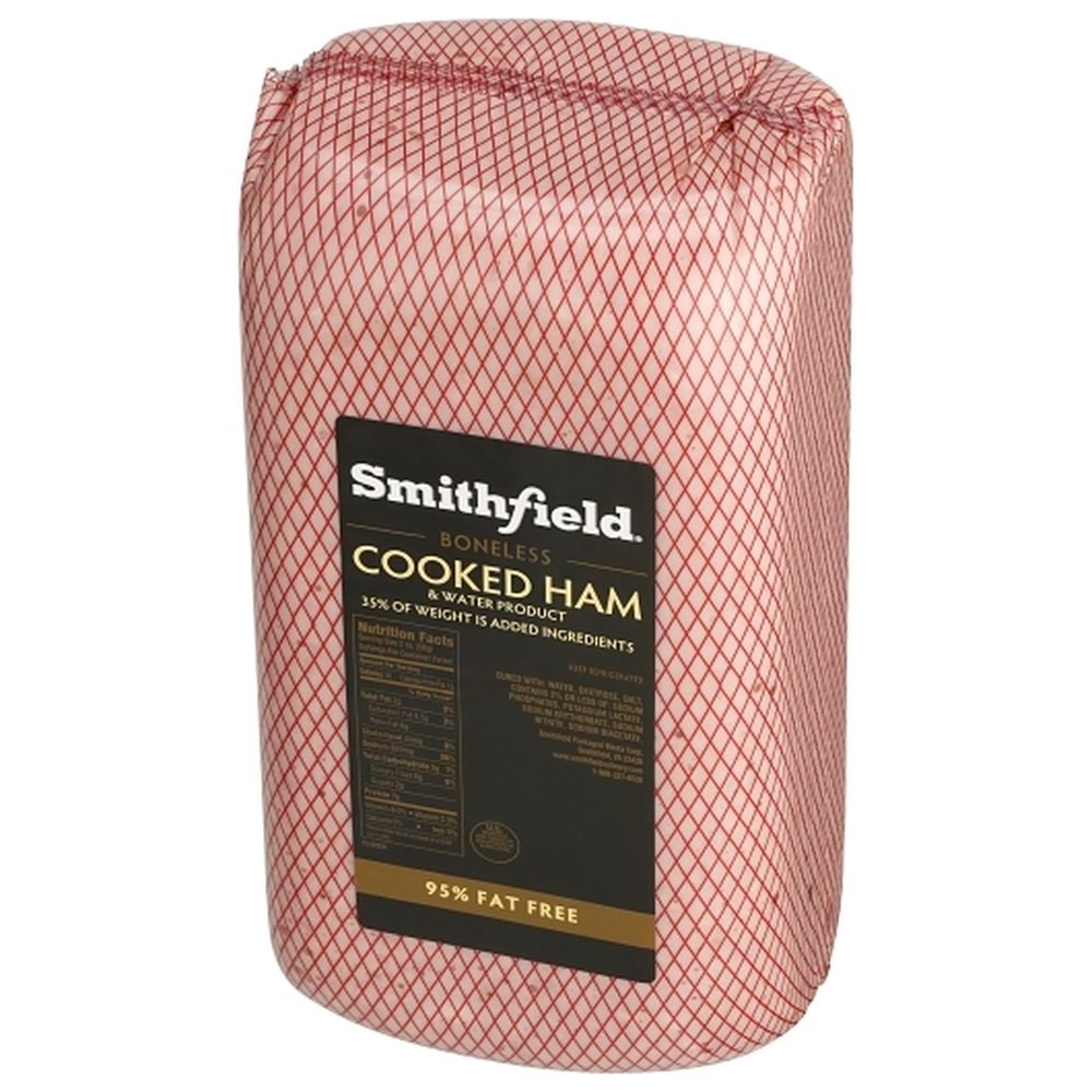 Smithfield 4 X 6 Inch Boneless Cooked Ham, 13 Pound -- 2 Per Case