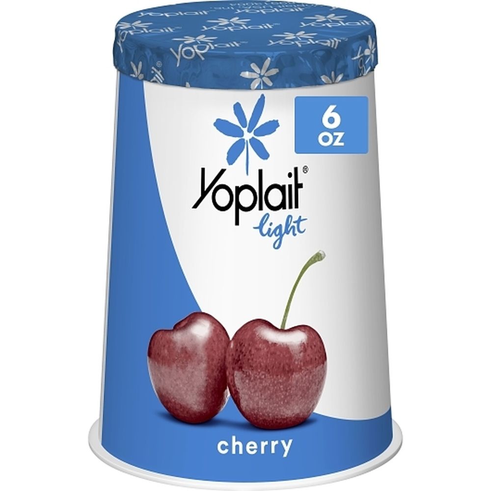 Yoplait Light Very Cherry Fat-free Yogurt, 6 Ounce -- 12 Per Case