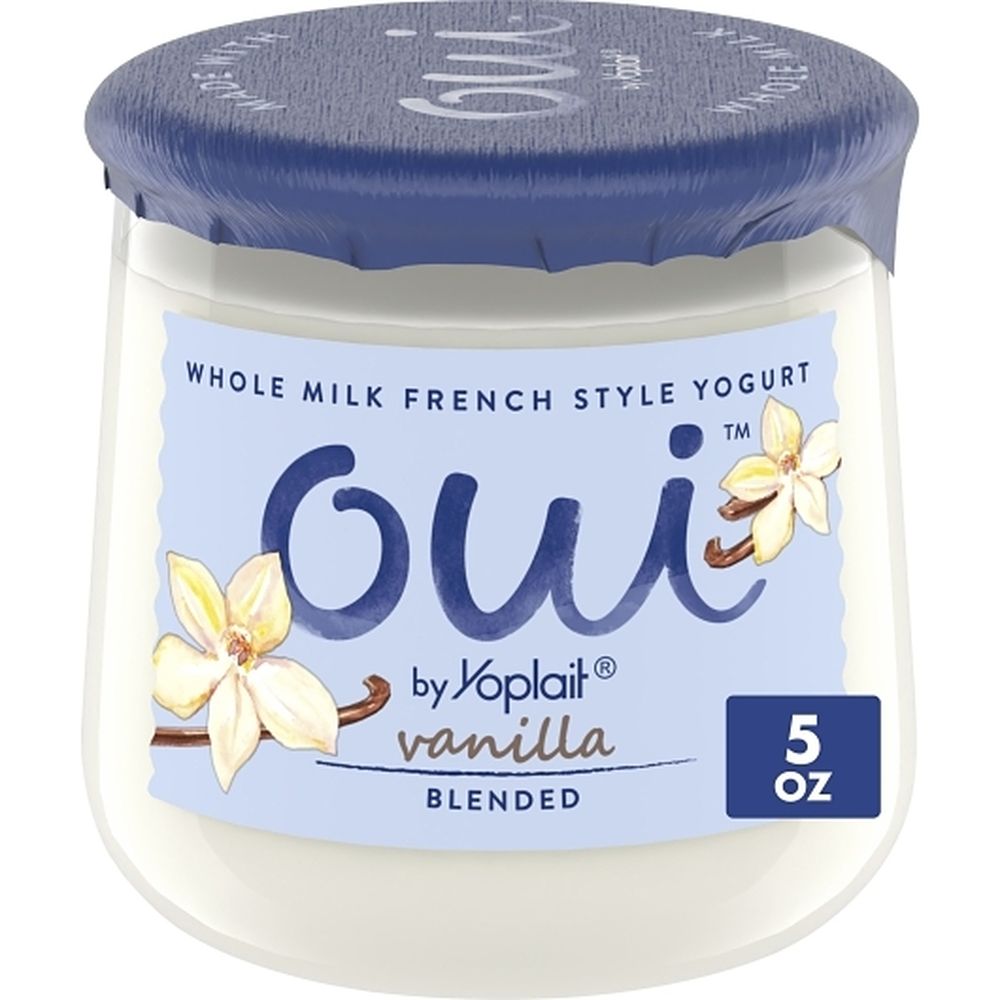 Oui French Style Vanilla Whole Milk Yogurt, 5 Ounce -- 8 Per Case