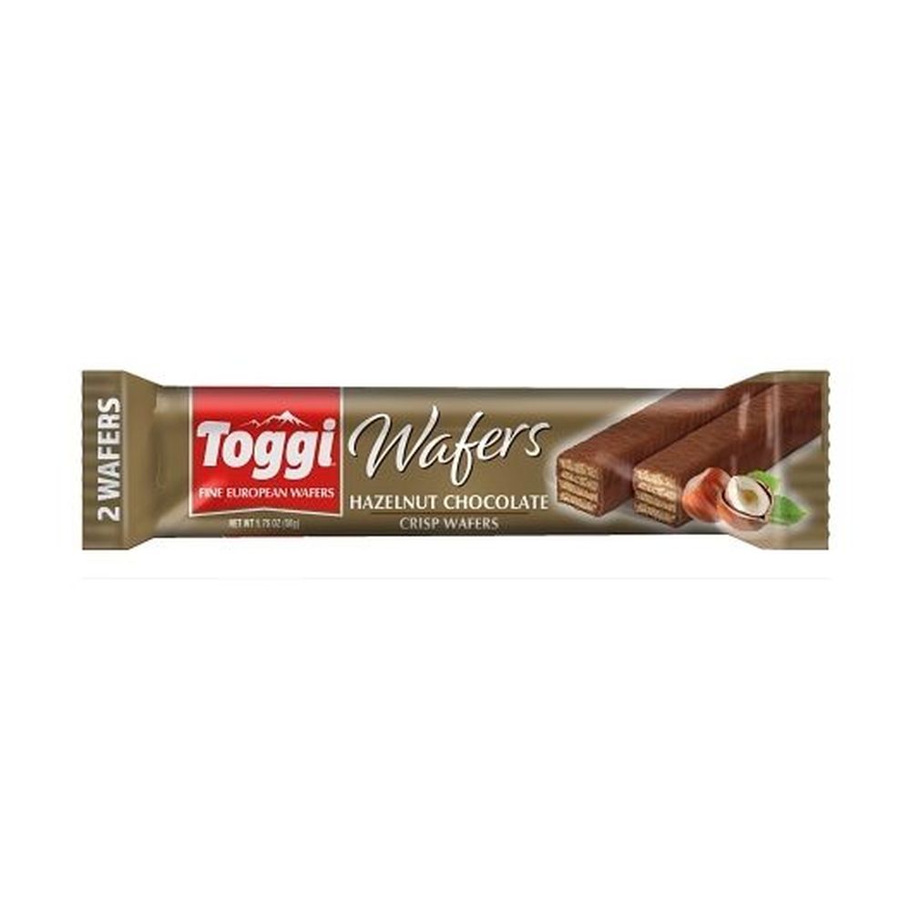 Toggi European Hazelnut Wafer, 1.75 Ounce -- 144 Per Case