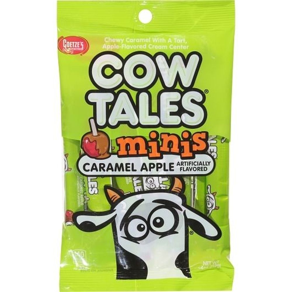 Cow Tales Caramel Apple Minis Candy, 4 Ounce -- 9 Per Case