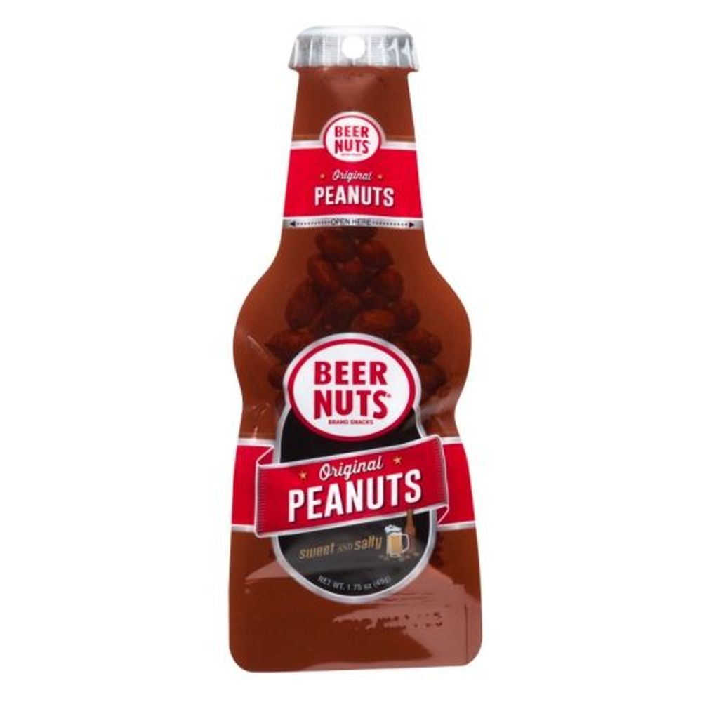 Beer Nuts Original Peanut Beer Bottle Bag, 1.75 Ounce -- 48 Per Case