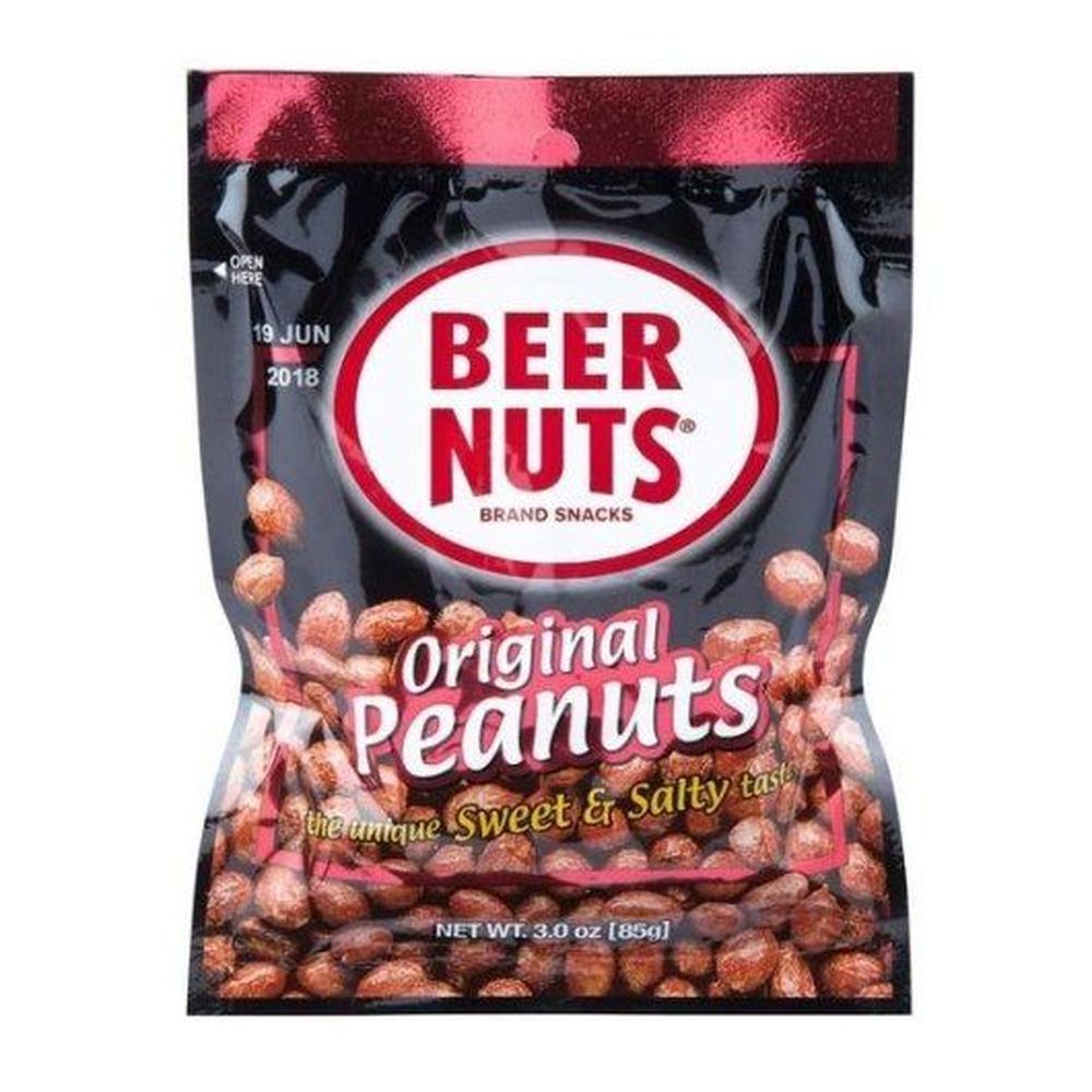 Beer Nuts Original Peanut, 3 Ounce, 12 Count -- 48 Per Case