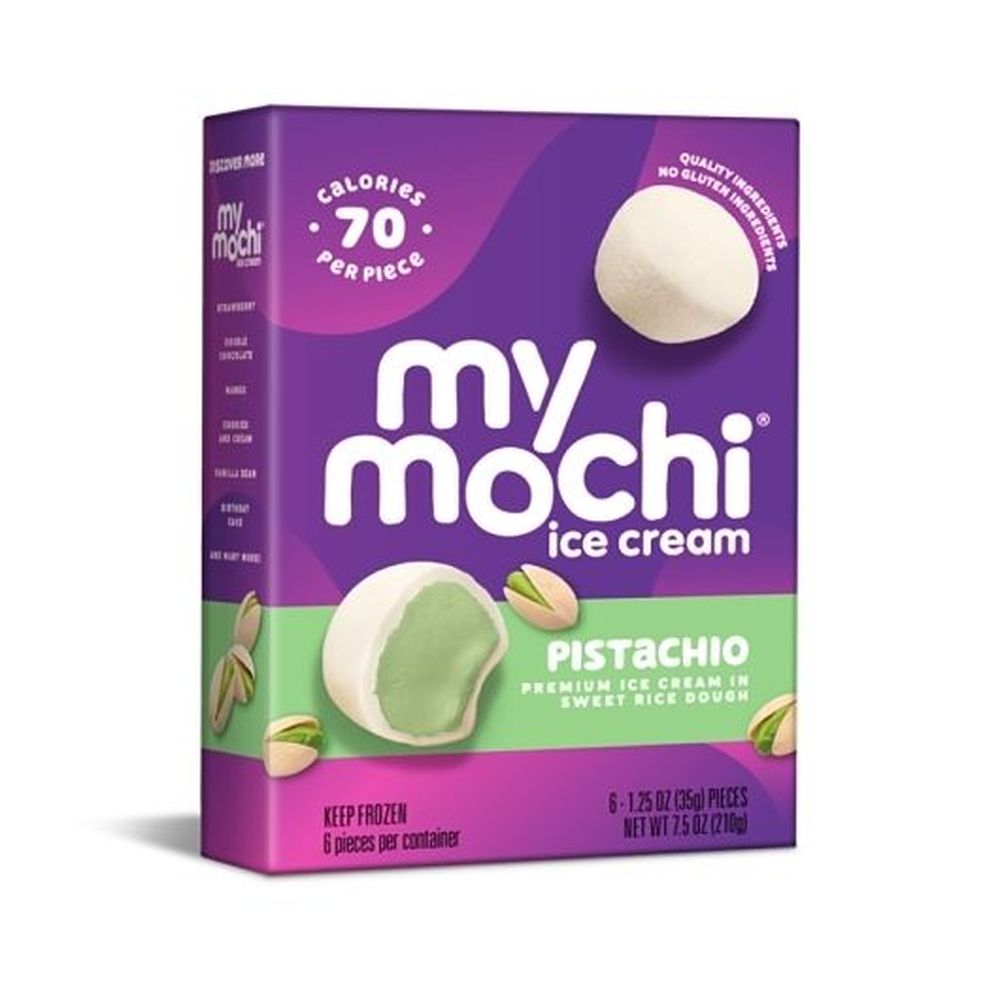 My Mochi Pistachio Ice Cream, 7.5 Ounce -- 12 Per Case