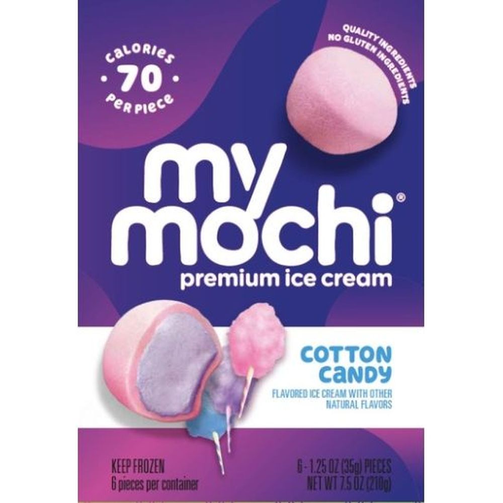 My/mochi Cotton Candy Ice Cream, 7.5 Ounce -- 12 Per Case