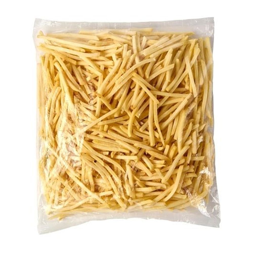 Simplot 1/4 Inch Clear Coated Beef Tallow Shoestring Fries, 4.5 Pound -- 6 Per Case