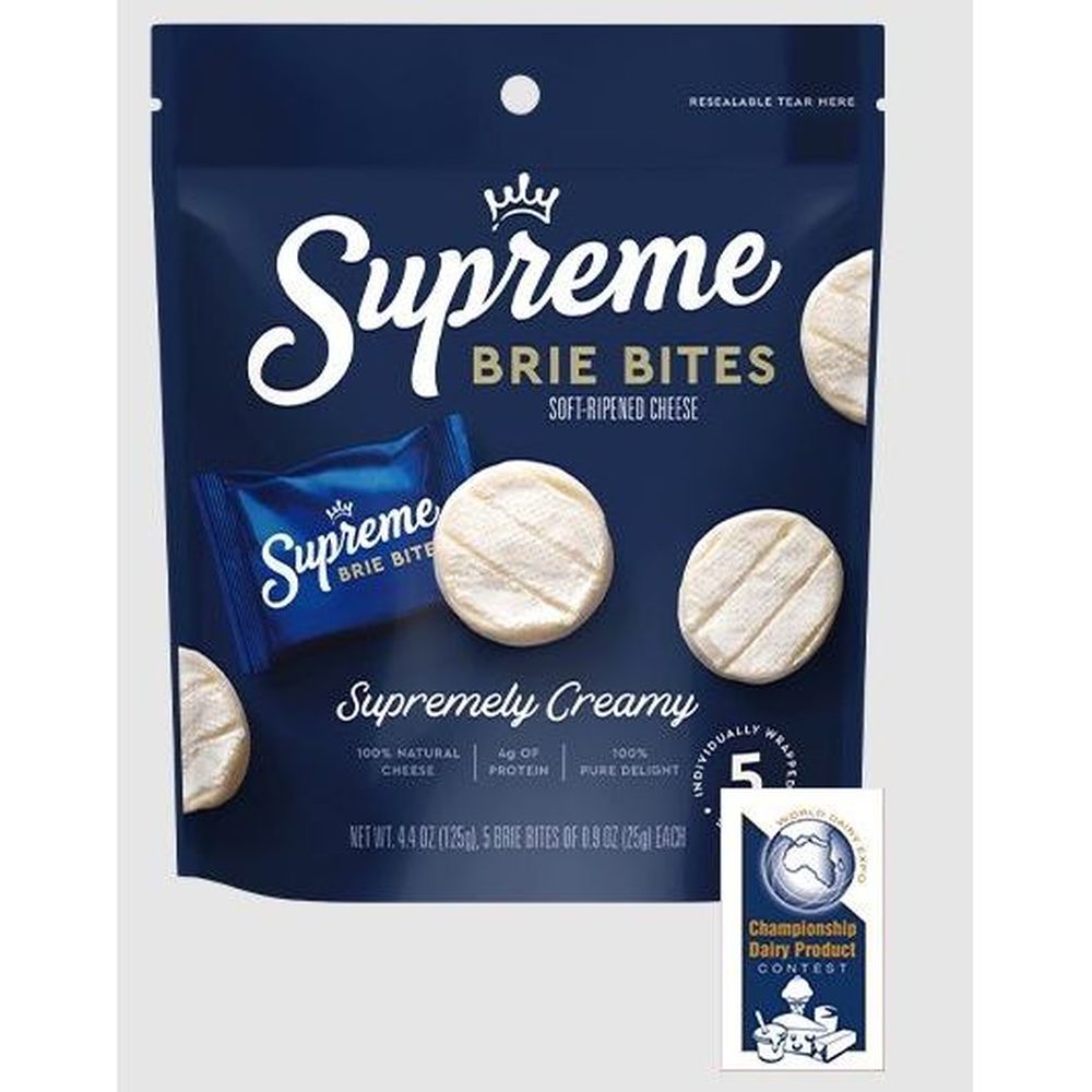 Supreme Brie Bites, 4.4 Ounce Bag -- 12 Per Case